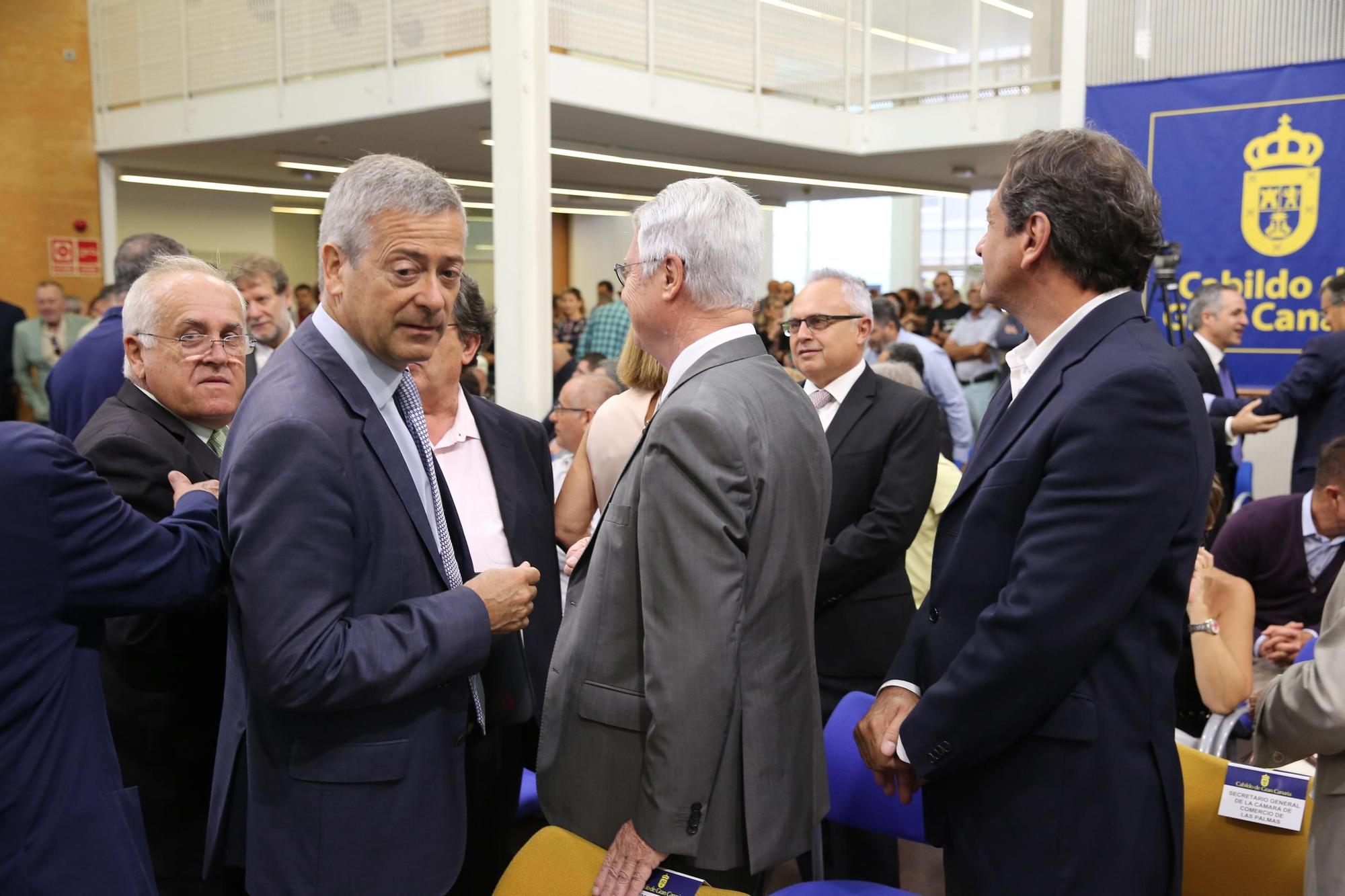 El presidente de la patronal de Las Palmas, Manrique de Lara.