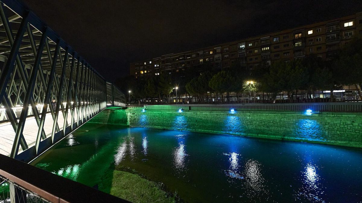 Vecinos y ecologistas de Madrid se movilizan este viernes para protestar contra la iluminación del río Manzanares