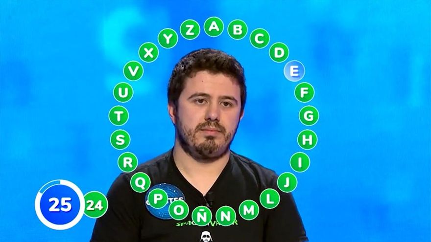 Orestes se quedó a "una reina" del Bote de 'Pasapalabra' tras acertar 20 seguidas