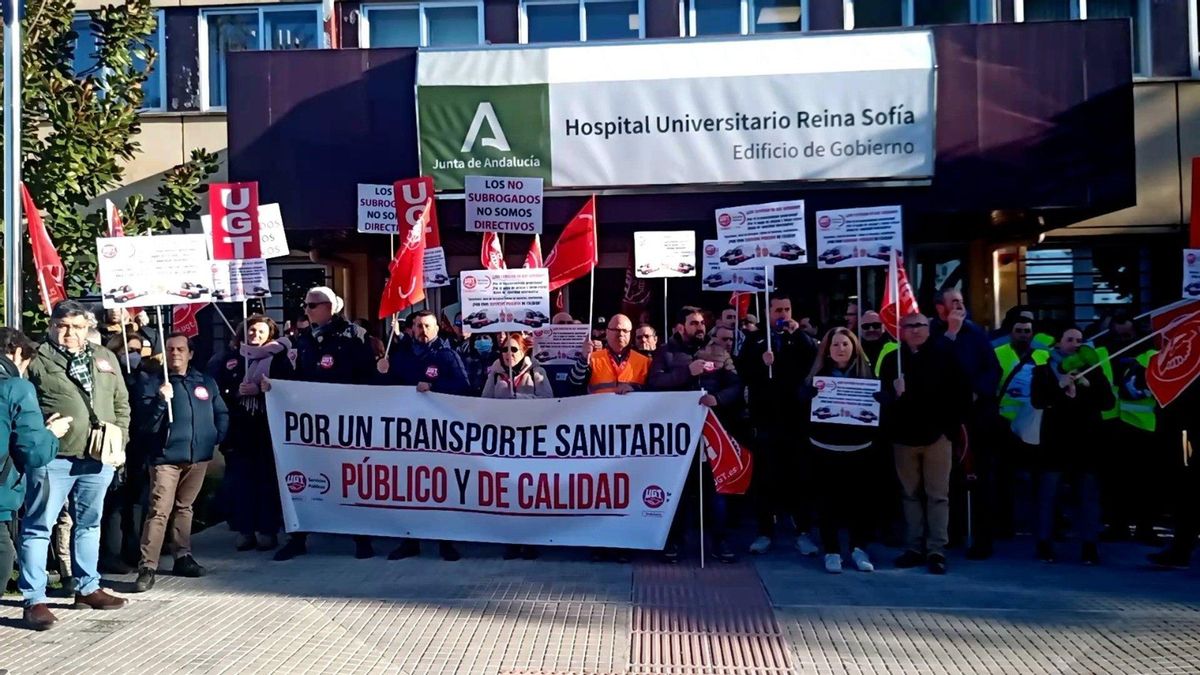 UGT exige al SAS que controle el cumplimiento del convenio del transporte sanitario por la adjudicataria