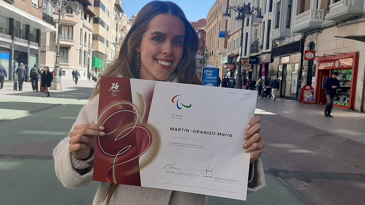 María Martín-Granizo, diploma paralímpico en esquí: “El deporte me ha dado mucha confianza en mí misma”