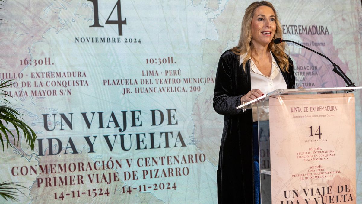 La presidenta María Guardiola, en Un viaje de ida y vuelta