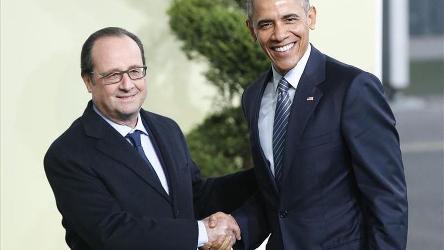 Obama habla con Hollande sobre los avances en la cumbre del clima de París