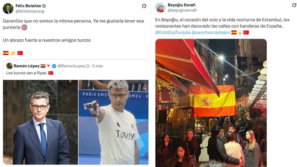 La pasión turca por España también llega a las redes del Gobierno: del perro de Sánchez al doble de Bolaños