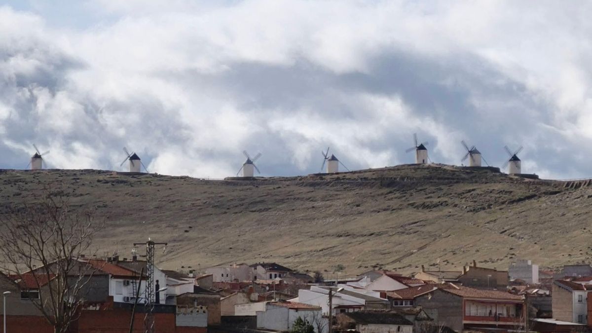 Vista del cerro Calderico, en Consuegra