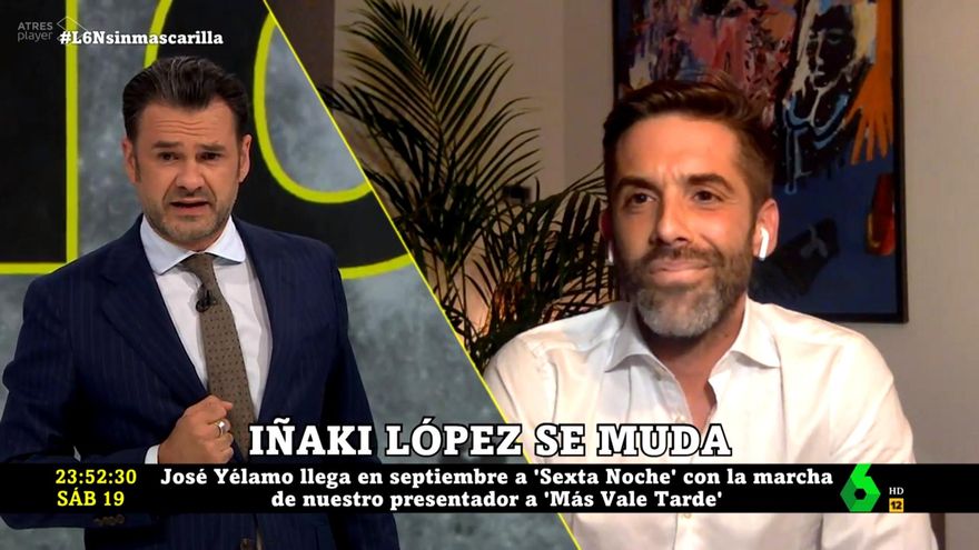 La advertencia de Iñaki López a José Yélamo para presentar 'laSexta Noche': "Para que te vayas preparando"