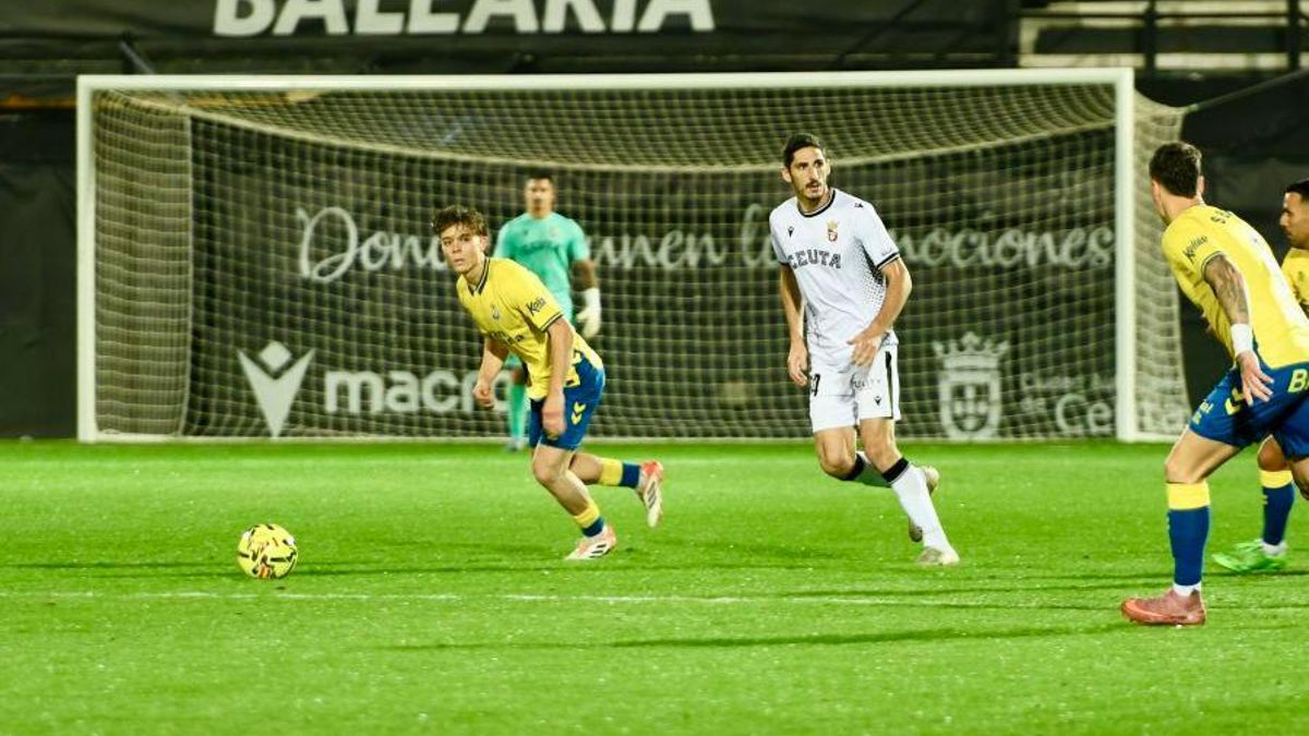 Las Palmas cede un empate ‘in extremis’ en Ceuta