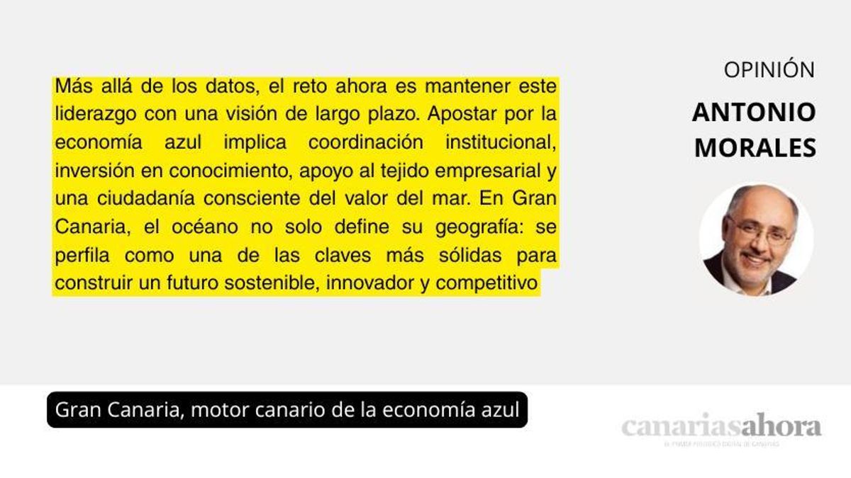 Gran Canaria, motor canario de la economía azul