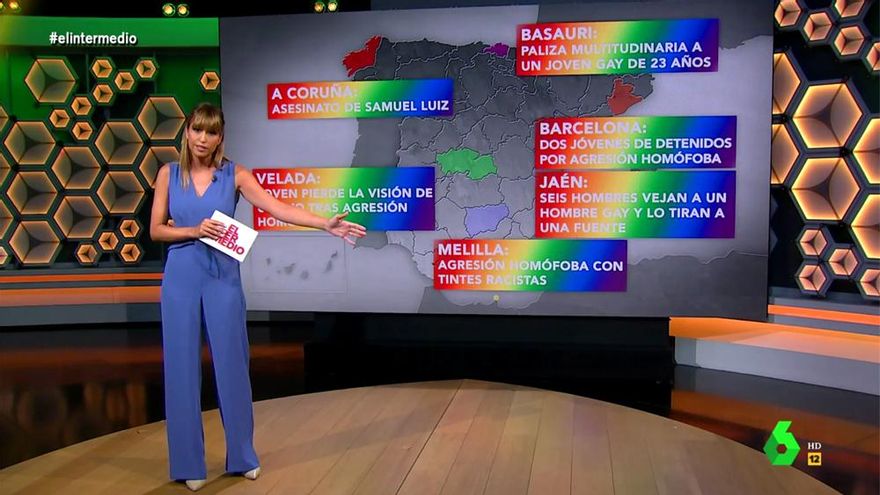 Sandra Sabatés: "Un país pionero en derechos LGTBI no puede permitir que cambien la bandera arcoíris por una bandera negra"