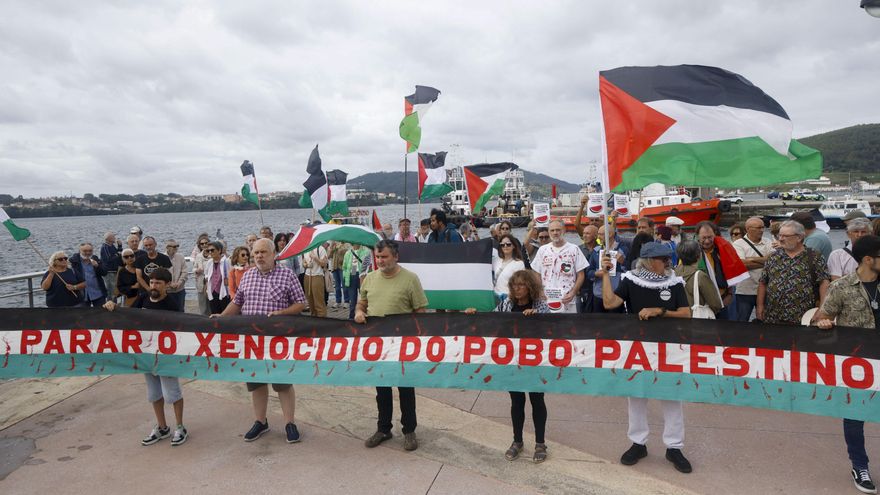Apoyo gallego a la Flotilla Global Sumud: "Es muy importante tener esperanza"