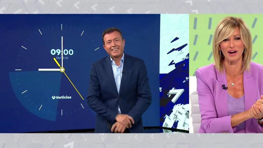 Susanna Griso pilla por sorpresa a Manu Sánchez con una confesión en 'Espejo Público': "No quería contar nada de esto"