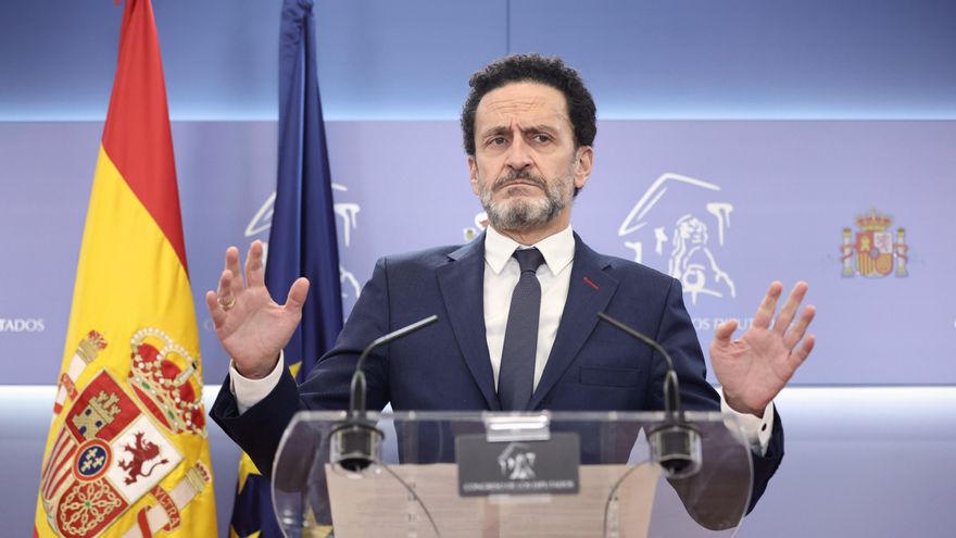 El portavoz adjunto de Ciudadanos, Edmundo Bal, en rueda de prensa
