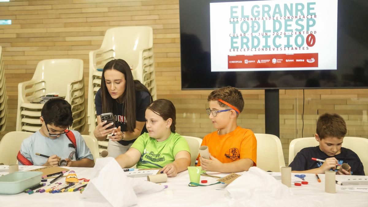 Taller infantil de las III Jornadas de Economía Circular. El gran reto del desperdicio cero.