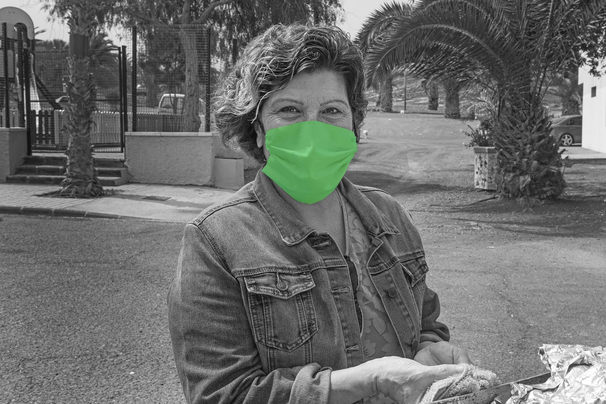 Violeta García, voluntaria en el comedor social Nuestra Señora del Rosario.