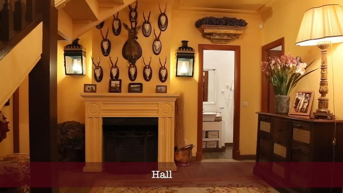 El hall del chalé