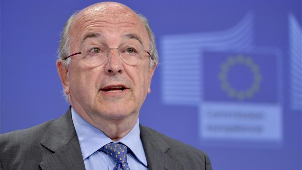 El comisario europeo de Competencia, Joaquín Almunia. EFE