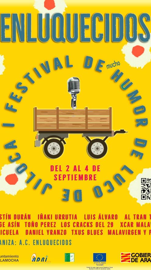 Cartel del destival 'Enluquecidos' 