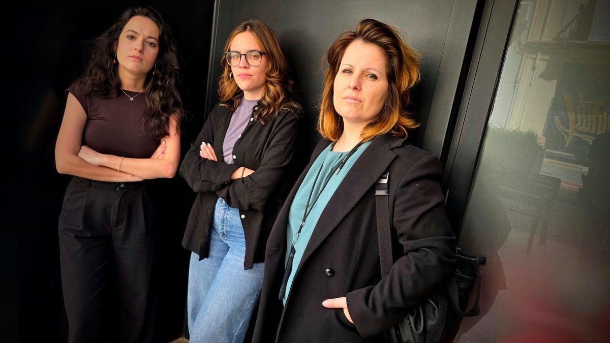María Palau, Marta García y Esther López, investigadoras especializadas en memoria democrática con perspectiva de género.