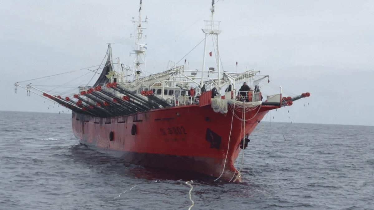 El buque Hua feng 802.