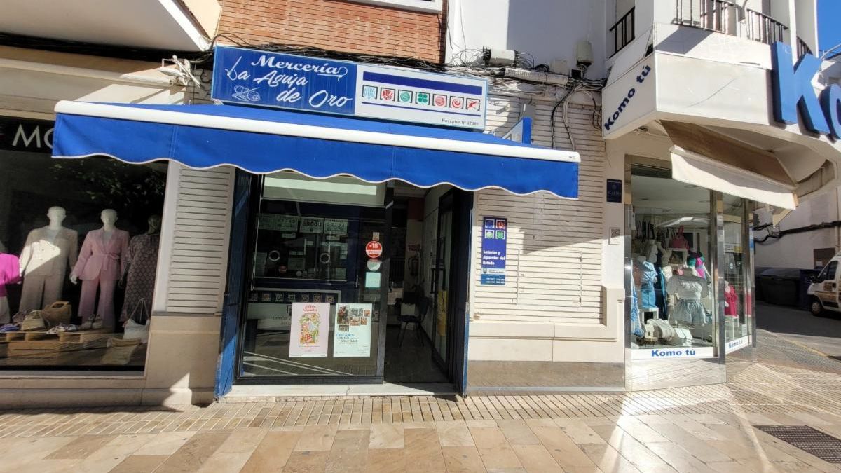 Mercería donde se ha vendido el premio.