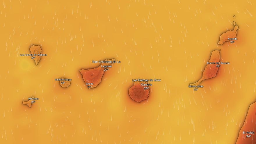 Avisos en Canarias: Aemet actualiza su previsión y amplía el riesgo por calor en varias islas
