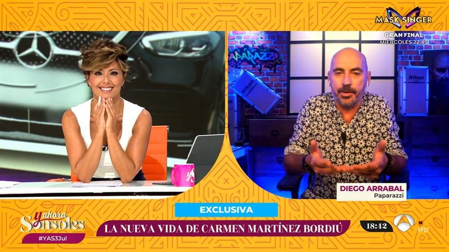 Diego Arrabal reapareció en televisión tras su despido de Mediaset con salto a Antena 3 y "aviso" de Sonsoles Ónega