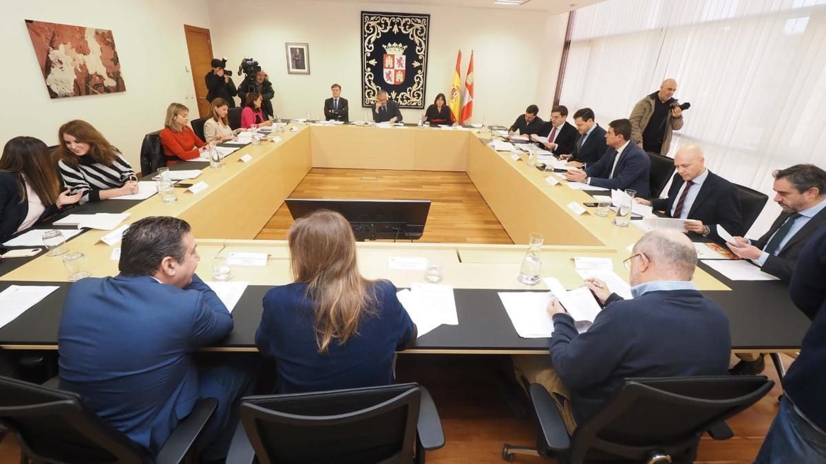 Imagen de archivo de la Junta de Portavoces de las Cortes de Castilla y León