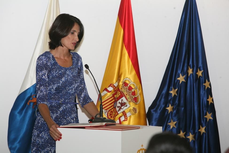 María Teresa Lorenzo Rodríguez, consejera de Turismo, Cultura y Deportes (CC). (ALEJANDRO RAMOS)