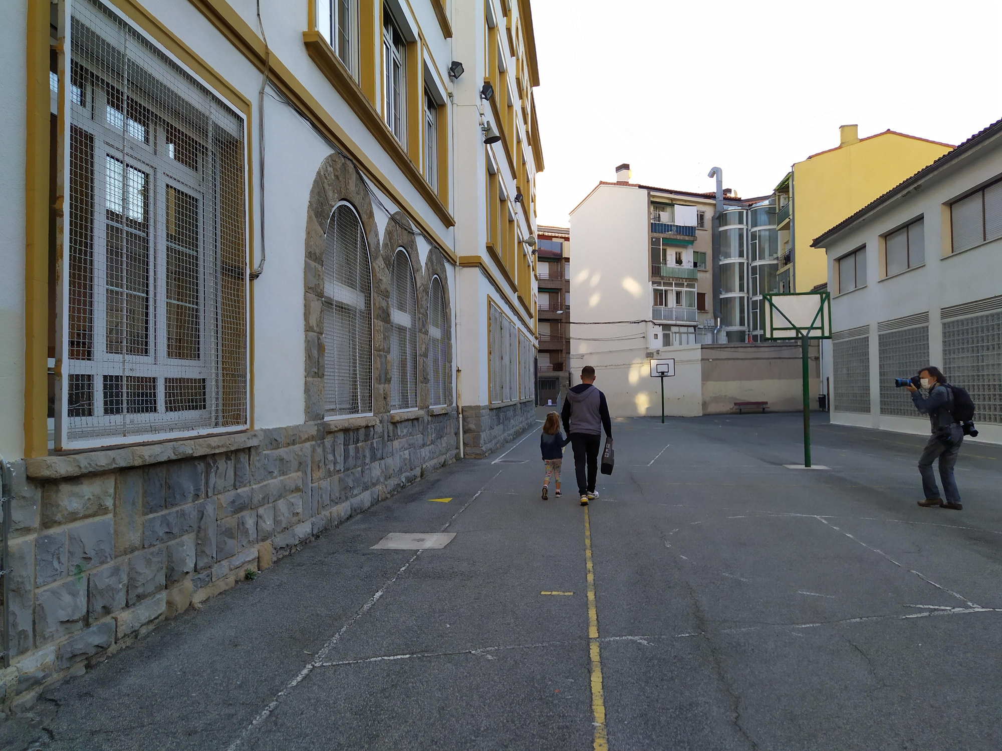 Vuelta a las aulas en el Colegio Público Paderborn de Pamplona