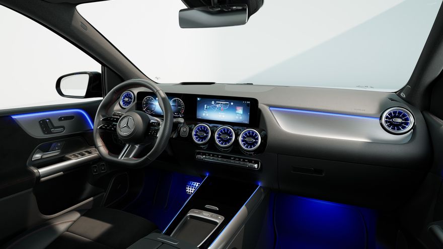 Habitáculo del Mercedes Clase A.
