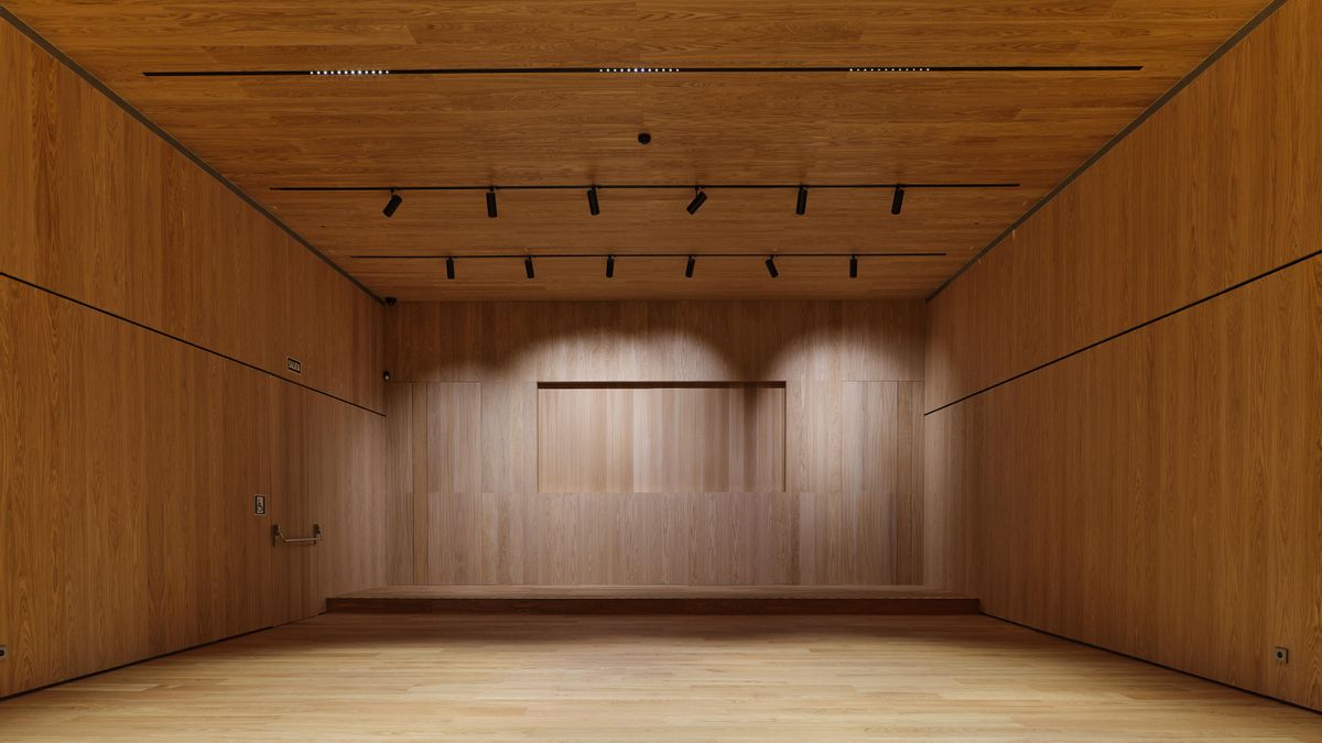 El interior del auditorio de la ampliación del Museo Sorolla
