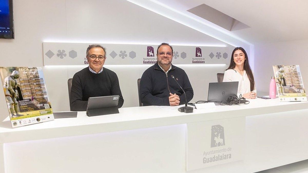 Presentación de la I Liga Senior de Golf en Guadalajara, donde no hay campo de este deporte