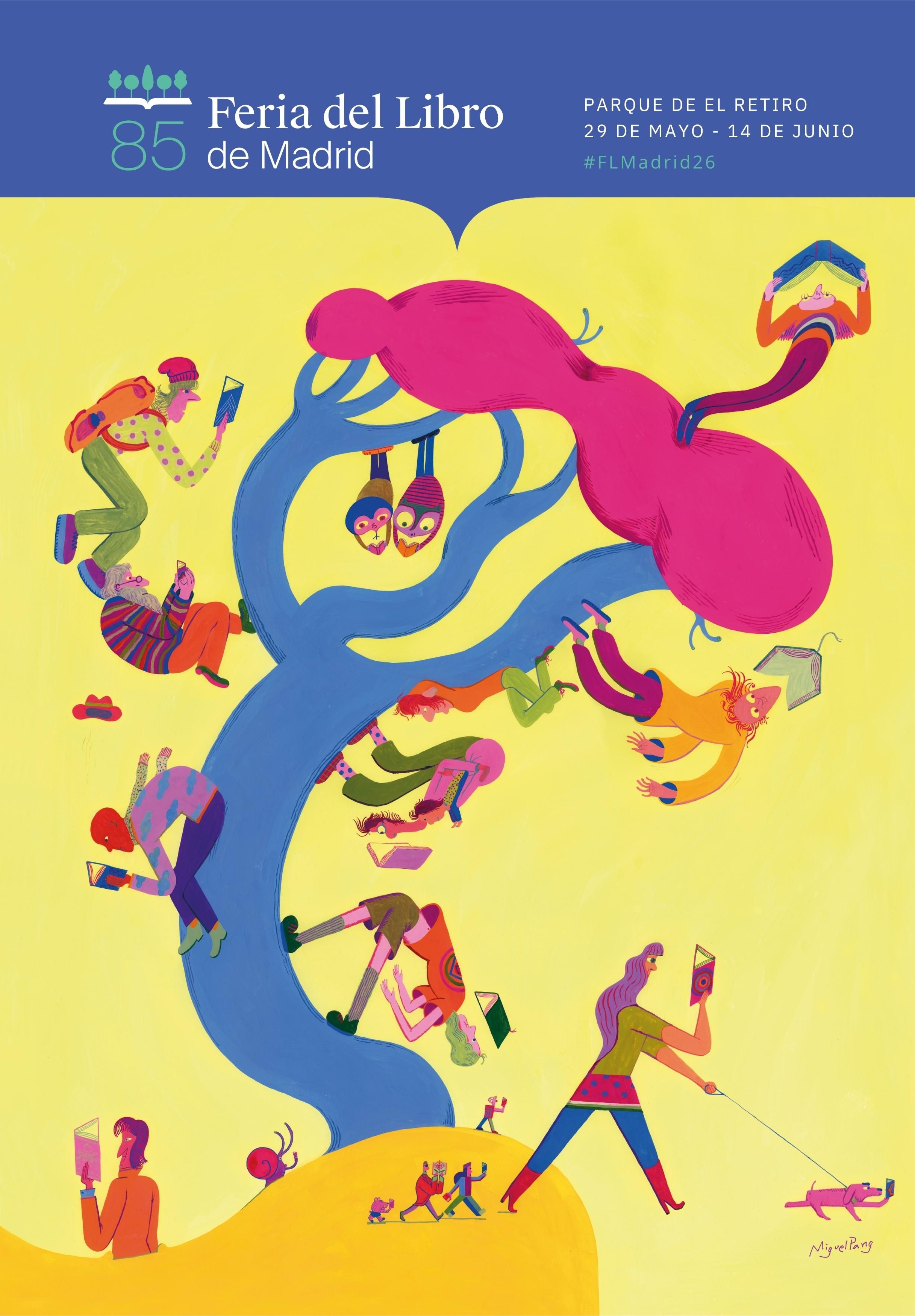 Cartel de la 85º edición de la Feria del Libro de Madrid