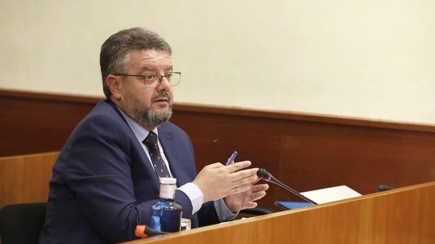 El viceportavoz del Grupo Popular en las Cortes de Castilla-La Mancha y portavoz de Sanidad, Juan Antonio Moreno