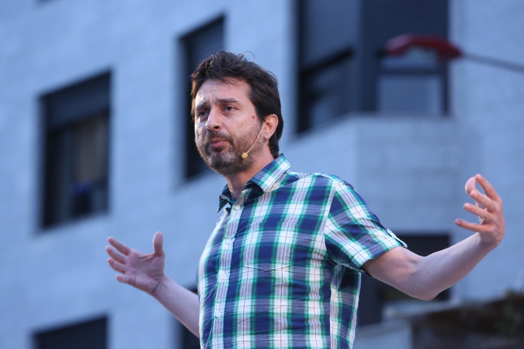 El secretario de Relación con la Sociedad Civil y Movimientos Sociales de Podemos, Rafael Mayoral