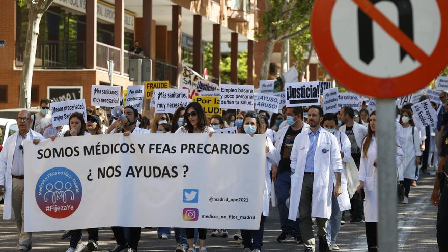 Disparidad de cifras en el seguimiento del segundo día de la huelga de médicos