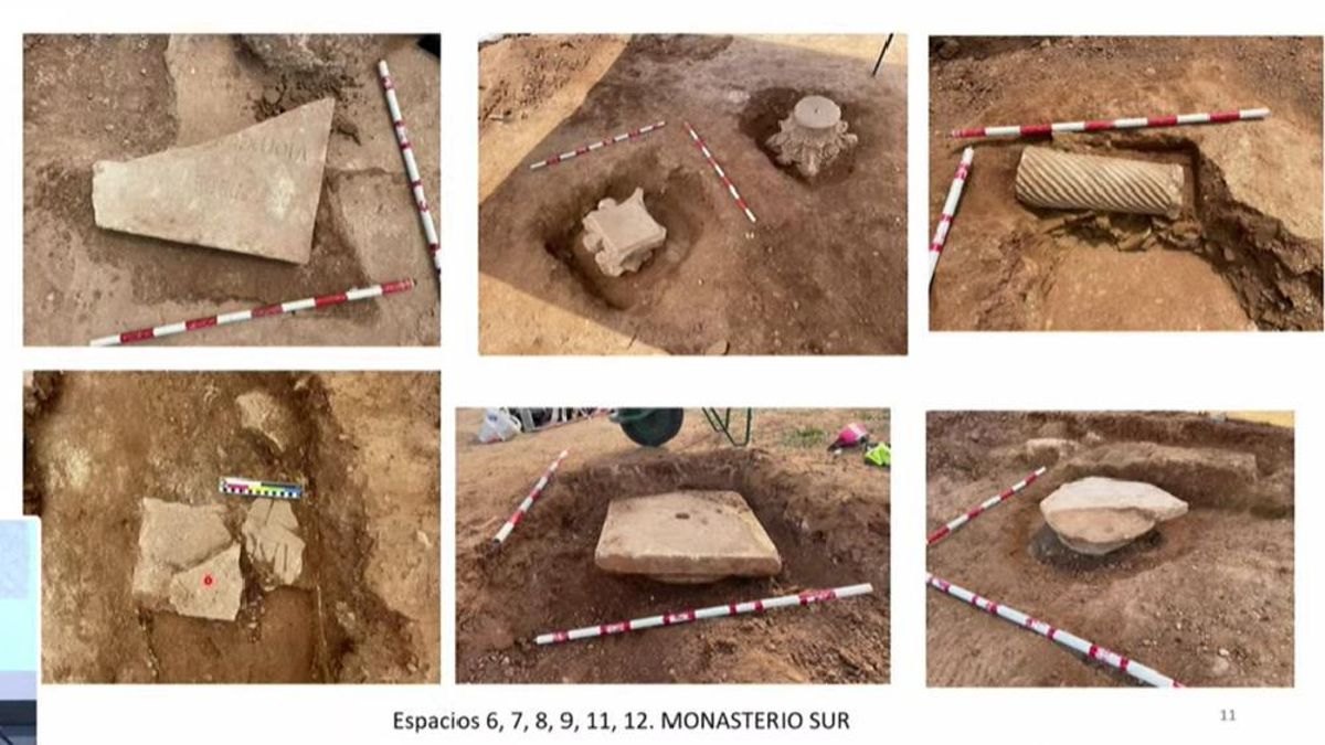 Materiales que han aparecido en las excavaciones de la Ronda Norte.