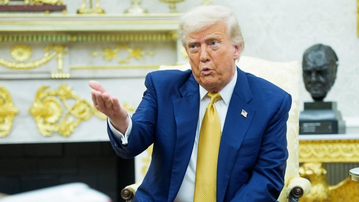 El presidente de Estados Unidos, Donald Trump, en una imagen del 16 de julio de 2025.