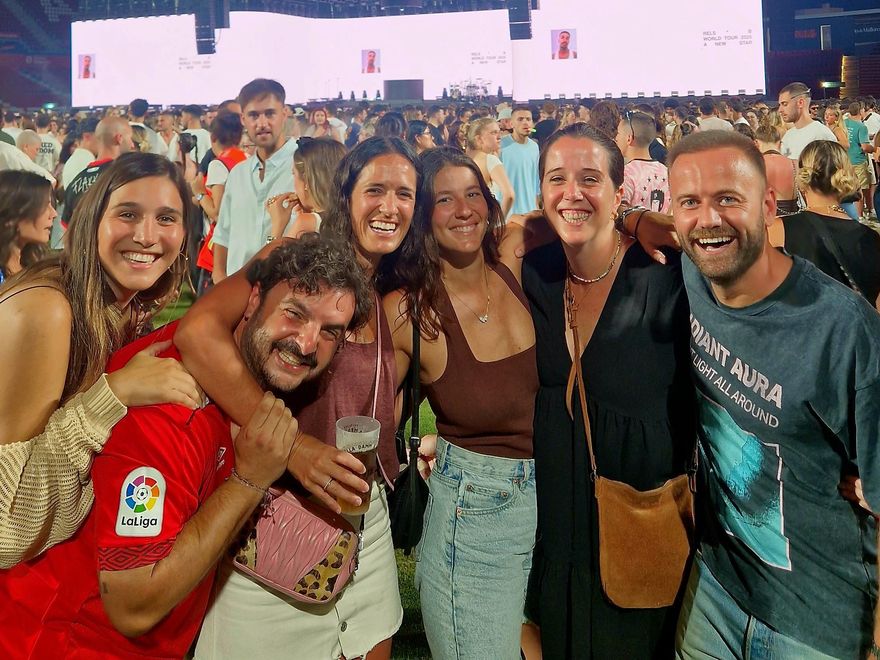 Seguidores que estuvieron presentes en el concierto