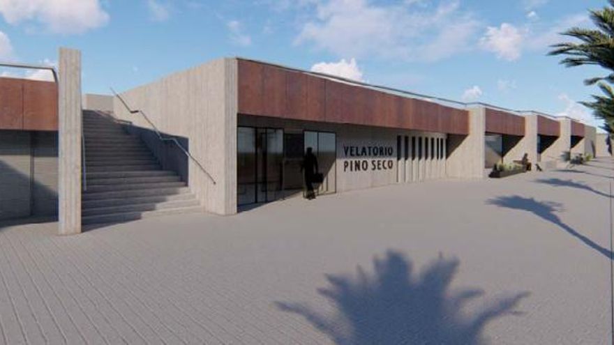 Casi mil firmas contra el velatorio previsto en Mogán: "La separación que tendrá con el centro de mayores es la rampa por la que bajarían los coches fúnebres"