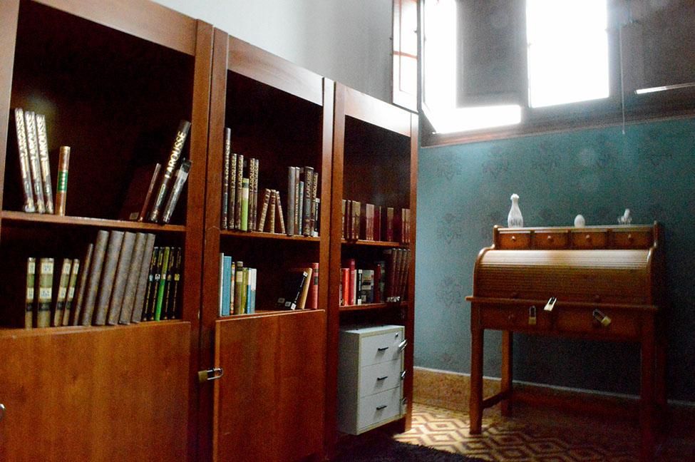 Sala 'La Biblioteca' en 'La Casa de Los Enigmas'. Iago Otero.