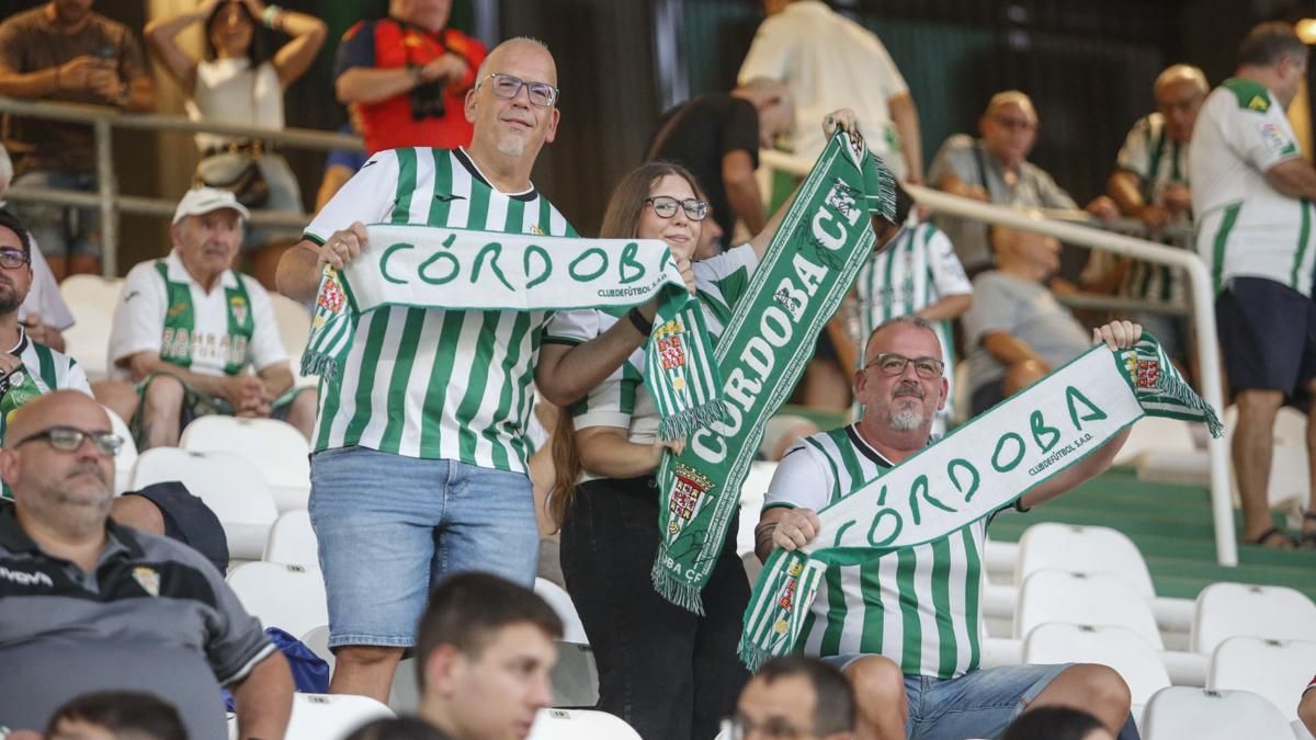 Grada Blanquiverde del Córdoba CF - Granada CF