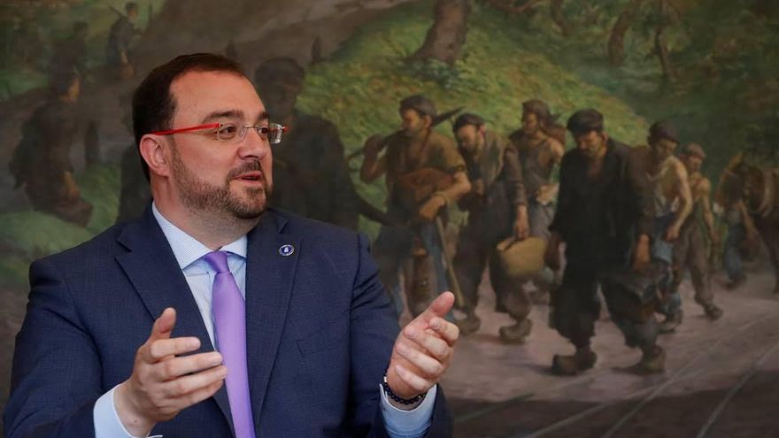 Adrián Barbón, presidente del Principado de Asturias