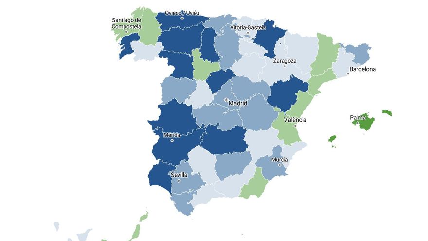 El mapa de la COVID-19 por provincias: no es solo Madrid, los contagios crecen en otras 21 con más de 100 casos por 100.000 habitantes