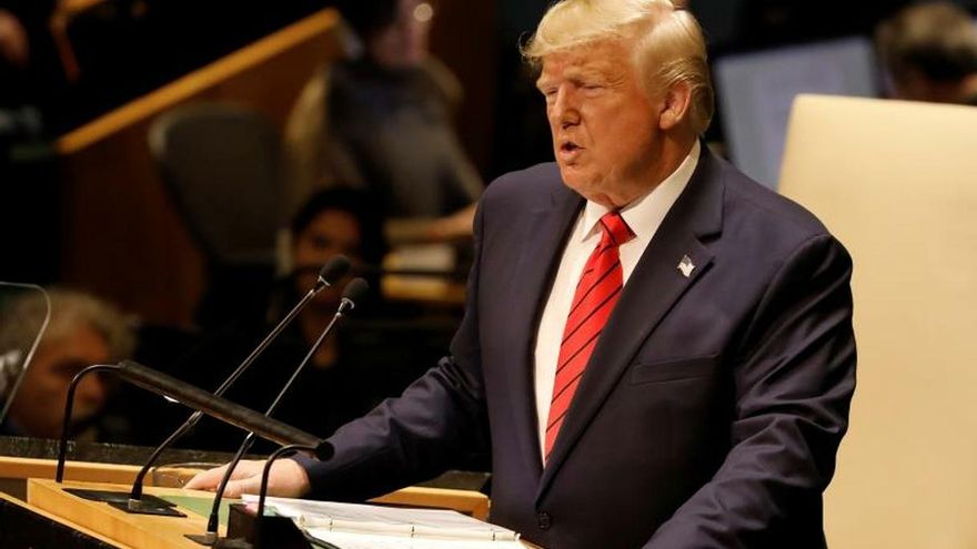 El presidente de los Estados Unidos, Donald J. Trump..