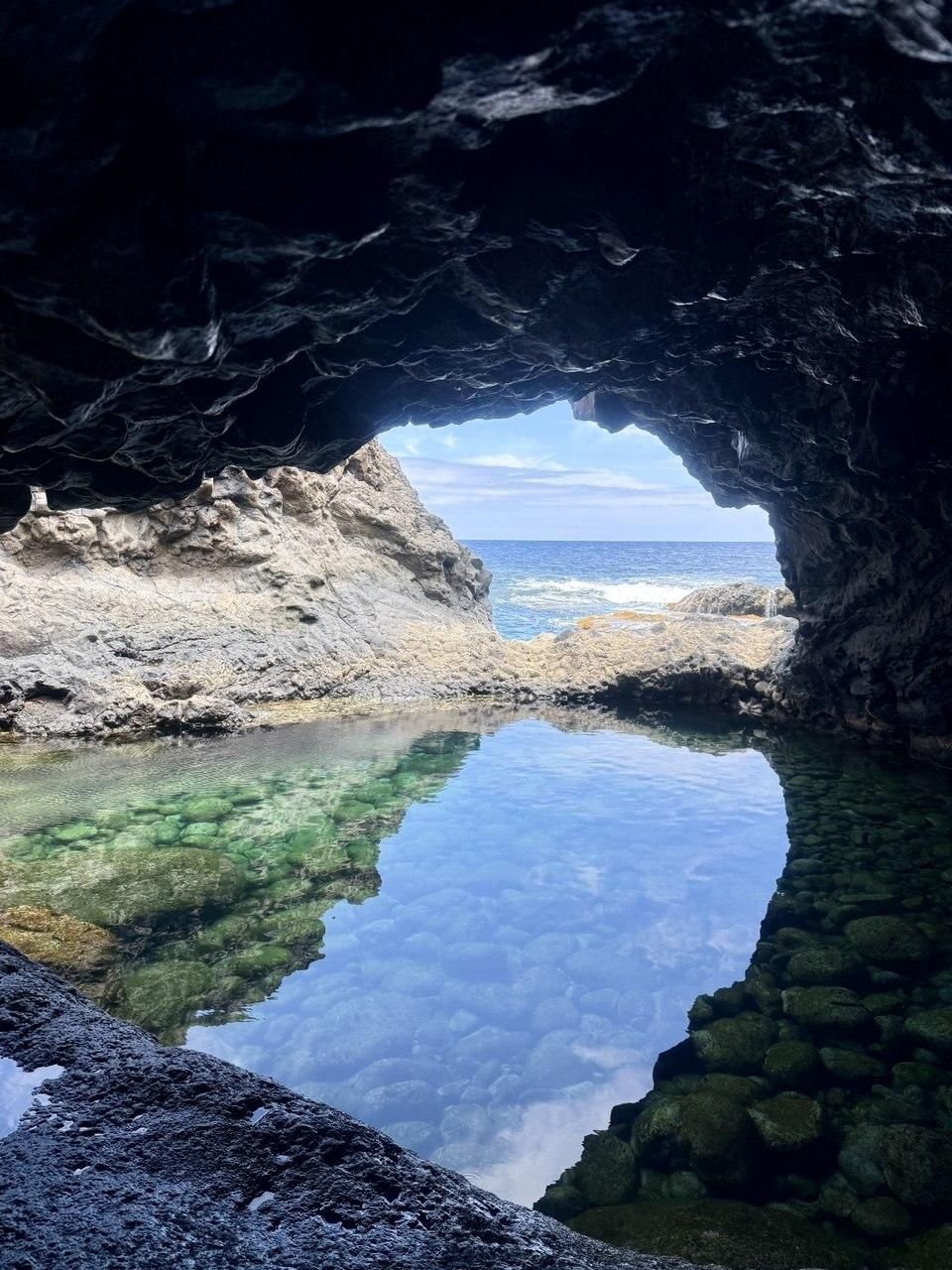Charco Azul, en El Hierro