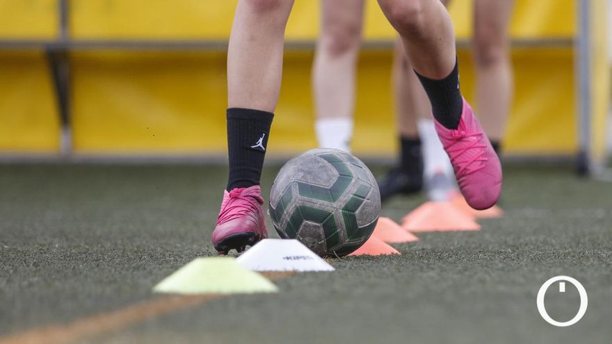 Entrenamiento del equipo Paquillo Moreno de Montilla