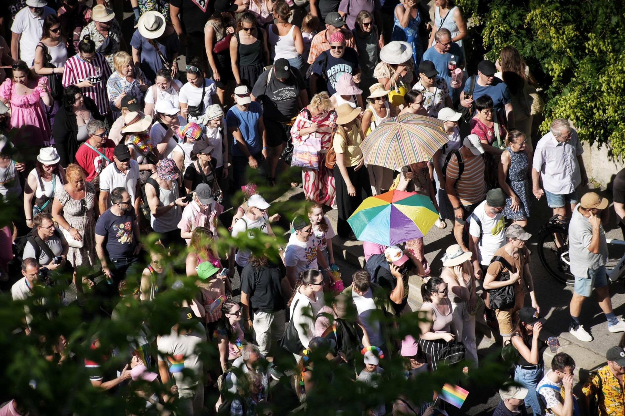 La manifestación del Orgullo en Budapest, en imágenes