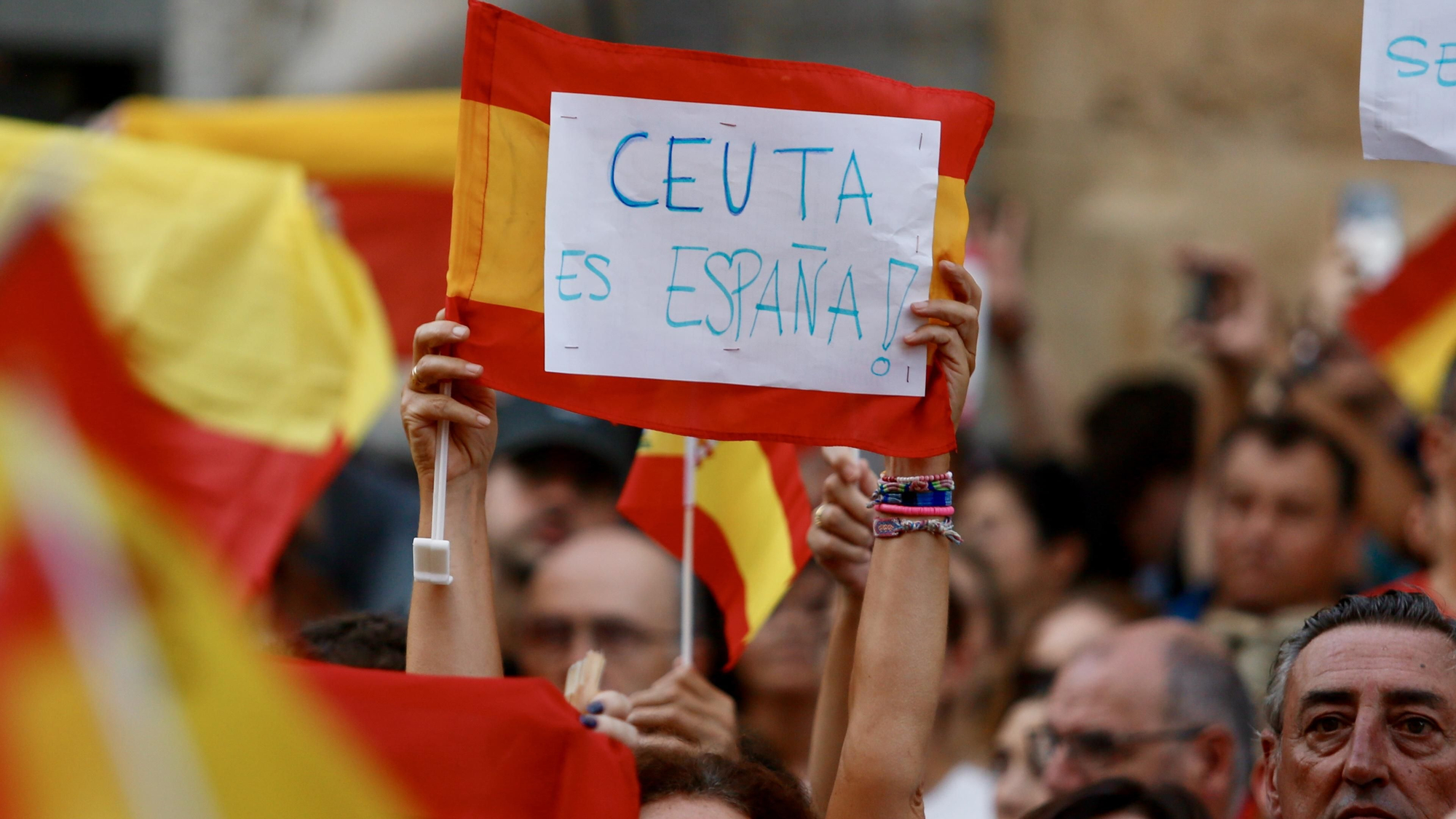 Concentración en apoyo a Ceuta