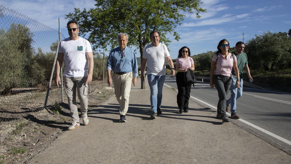 La Diputación de Córdoba concluye las obras del sendero peatonal al Santuario de la Virgen de Araceli